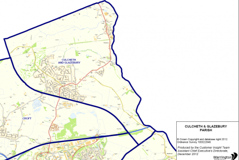Culcheth & Glazebury Parish Map