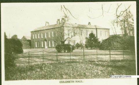 Culcheth Hall. Circa 1925.