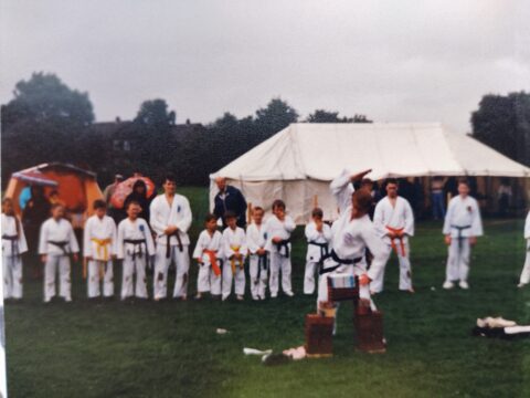 Community Day 1988 karate display
