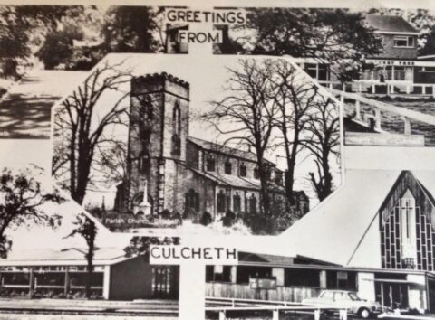 Postcards of Culcheth circa 1960's
