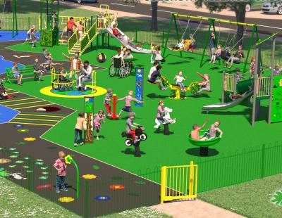 Play Area on Culcheth Village Green.